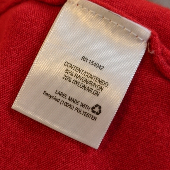 3/$20 Olivia Warren drape front cardigan - Picture 6 of 7